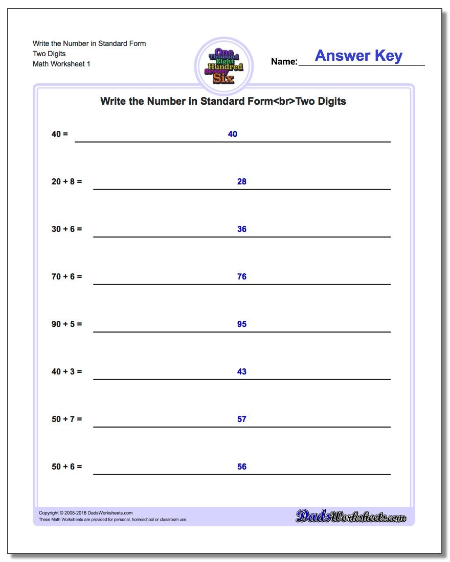 Free Printable Expanded Notation Worksheets Free Printable