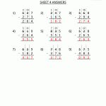 Subtraction With Regrouping Worksheets   7Th Grade Math Worksheets Free Printable With Answers
