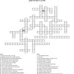 Summertime Crossword   Wordmint   Summer Crossword Puzzle Free Printable