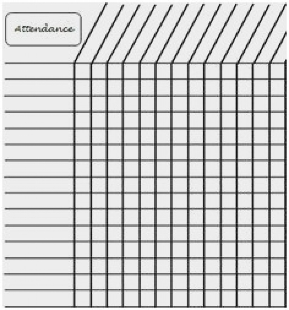 Free Sunday School Attendance Sheet