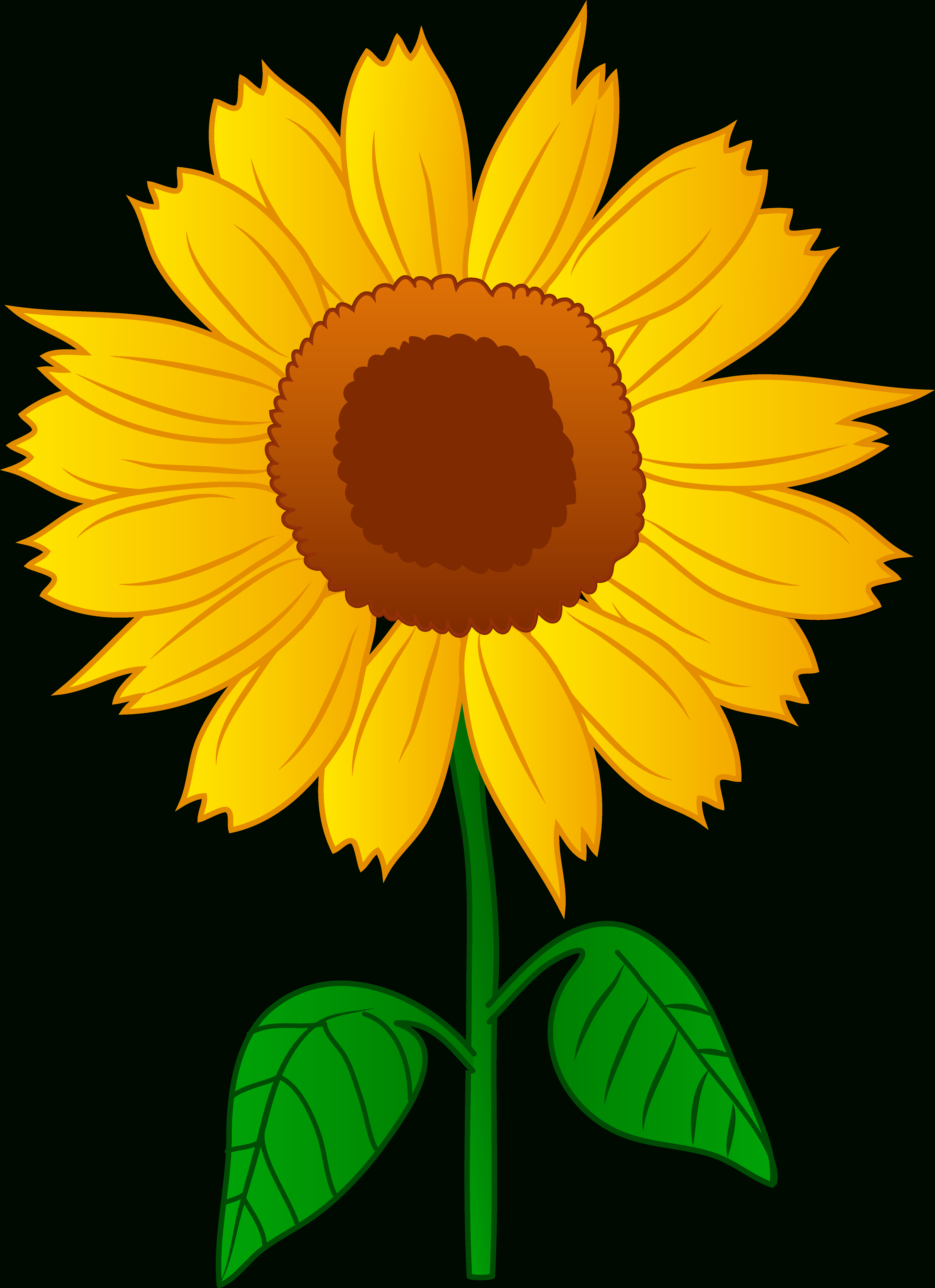 Sunflower Clip Art Free Printable Clipart - Clipartbarn - Free Printable Clipart For August