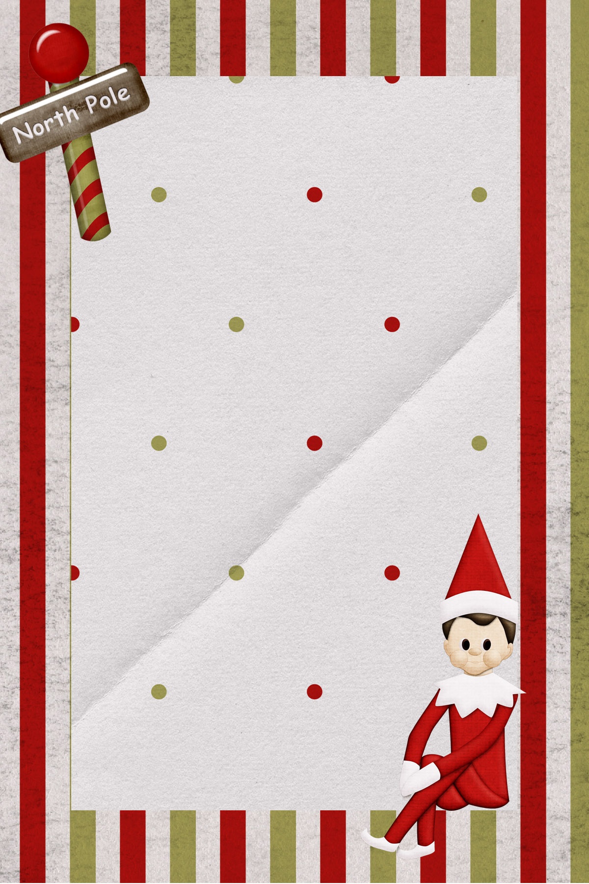 Free Printable Elf Stationery Free Printable