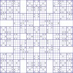 Super Samurai Sudoku 13 Grids | Printable Mega Sudoku Puzzles   Free Printable Samurai Sudoku