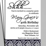 Surprise Birthday Party Invitation Wording For Adults — Birthday   Free Printable Surprise Party Invitation Templates