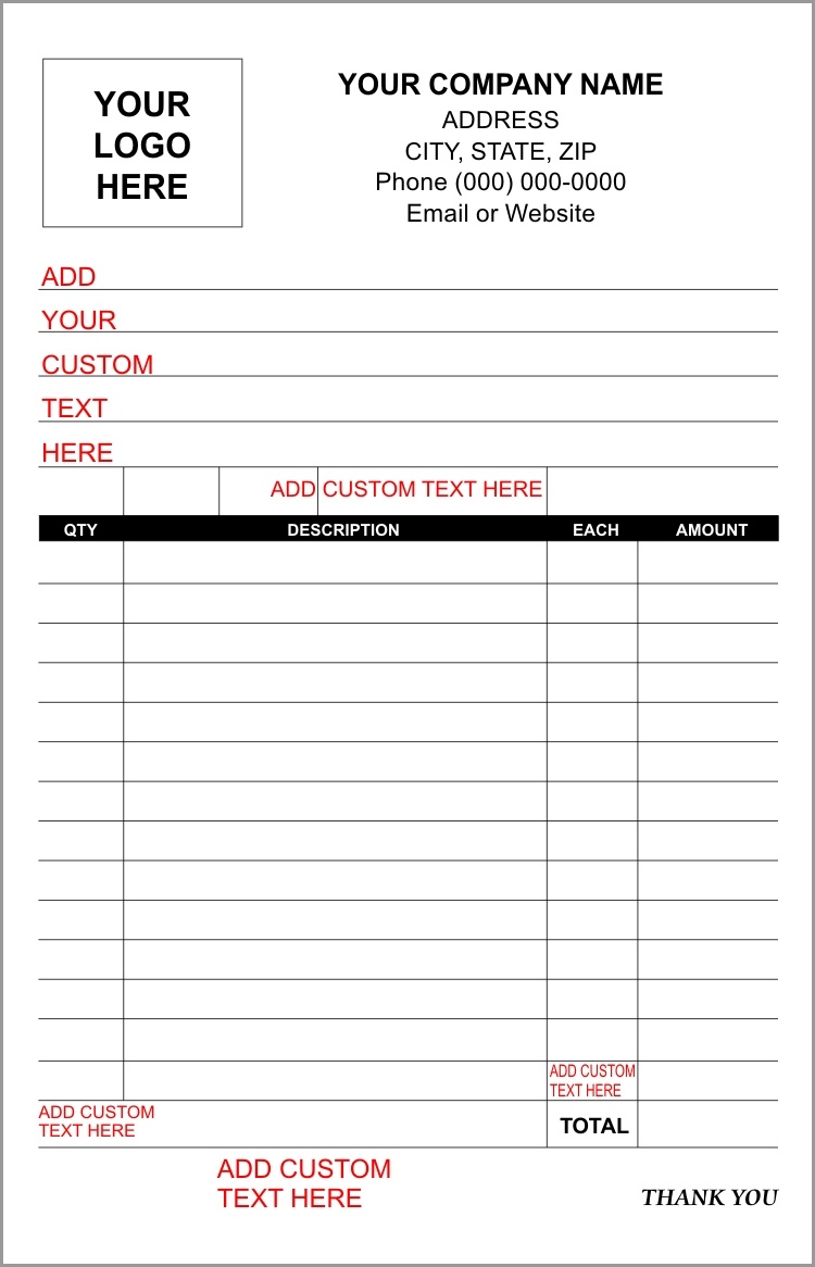 Free Sales Receipt Form