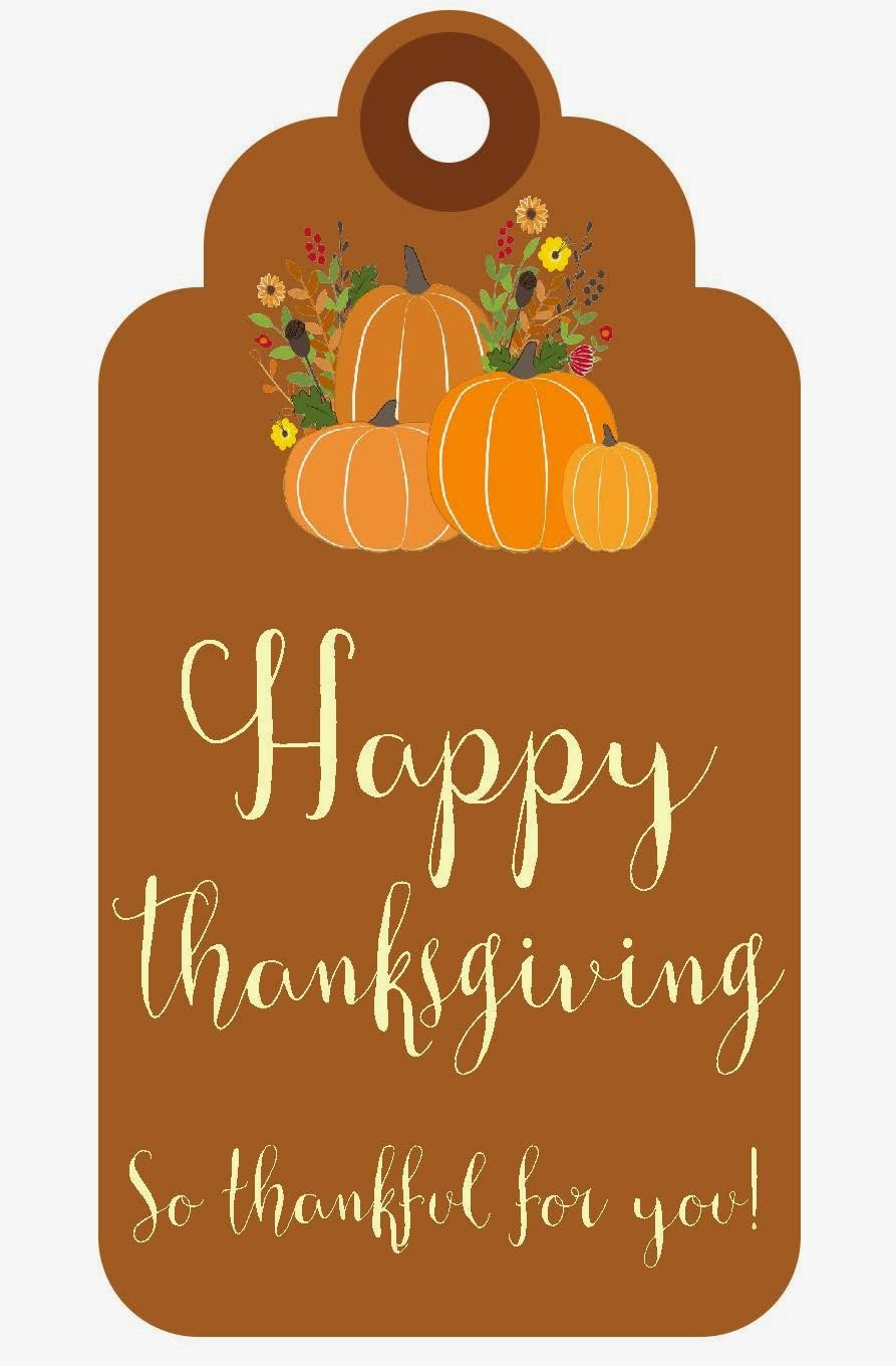 Sweet Blessings: Thankful For You Printables - Thankful For You Free Printable Tags