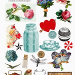 Sweetly Scrapped: Free Digital Collage Sheet   Free Printable Digital Collage Sheets
