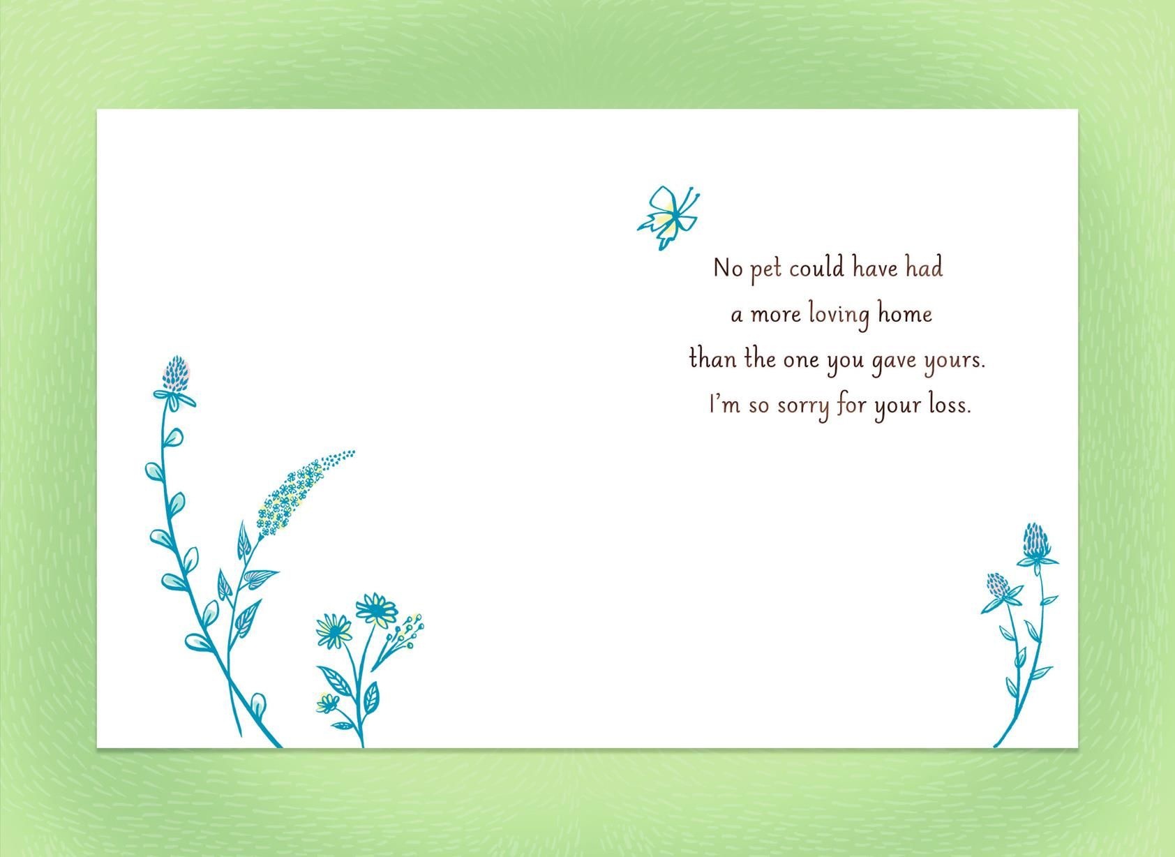 Free Printable Pet Loss Sympathy Cards