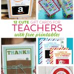 Teacher Gift Card Ideas & Gift Card Holder Printables   Fabulessly   Free Teacher Appreciation Week Printable Cards