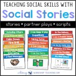 Teaching Social Skills With Social Stories   Whimsy Workshop Teaching   Free Printable Social Stories Making Friends