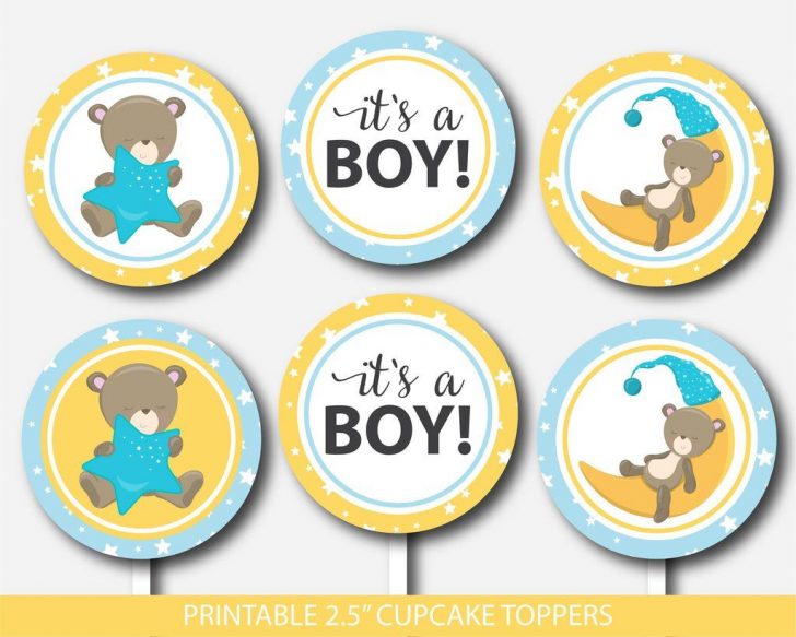 Free Printable Whale Cupcake Toppers