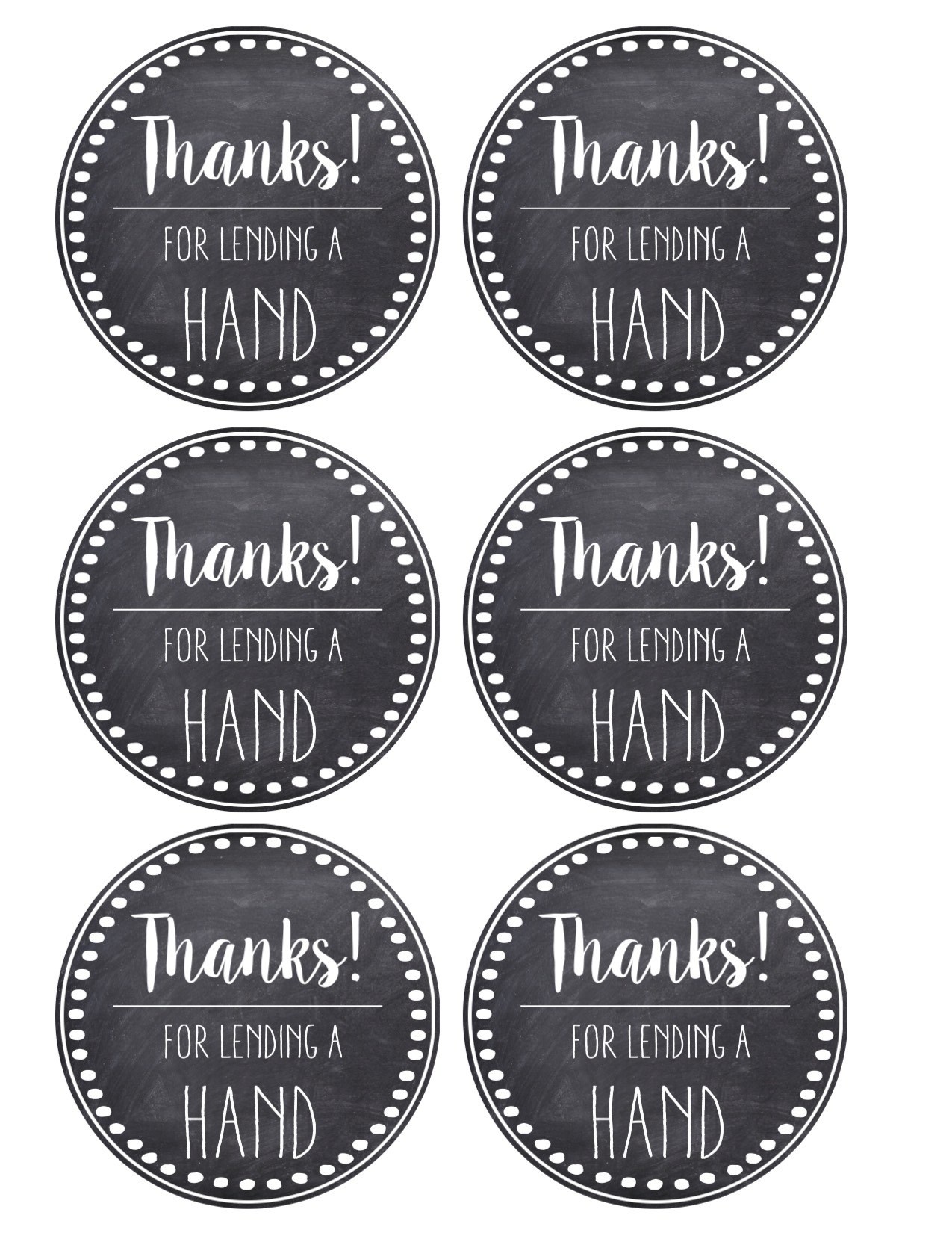 Thank You &amp;amp; Teacher Appreciation Tags Free Printable - Paper Trail - Free Printable Thank You Tags