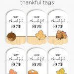 Thankful For You Tags| Free Printable Tags For Thanksgiving Gifts   Thankful For You Free Printable Tags