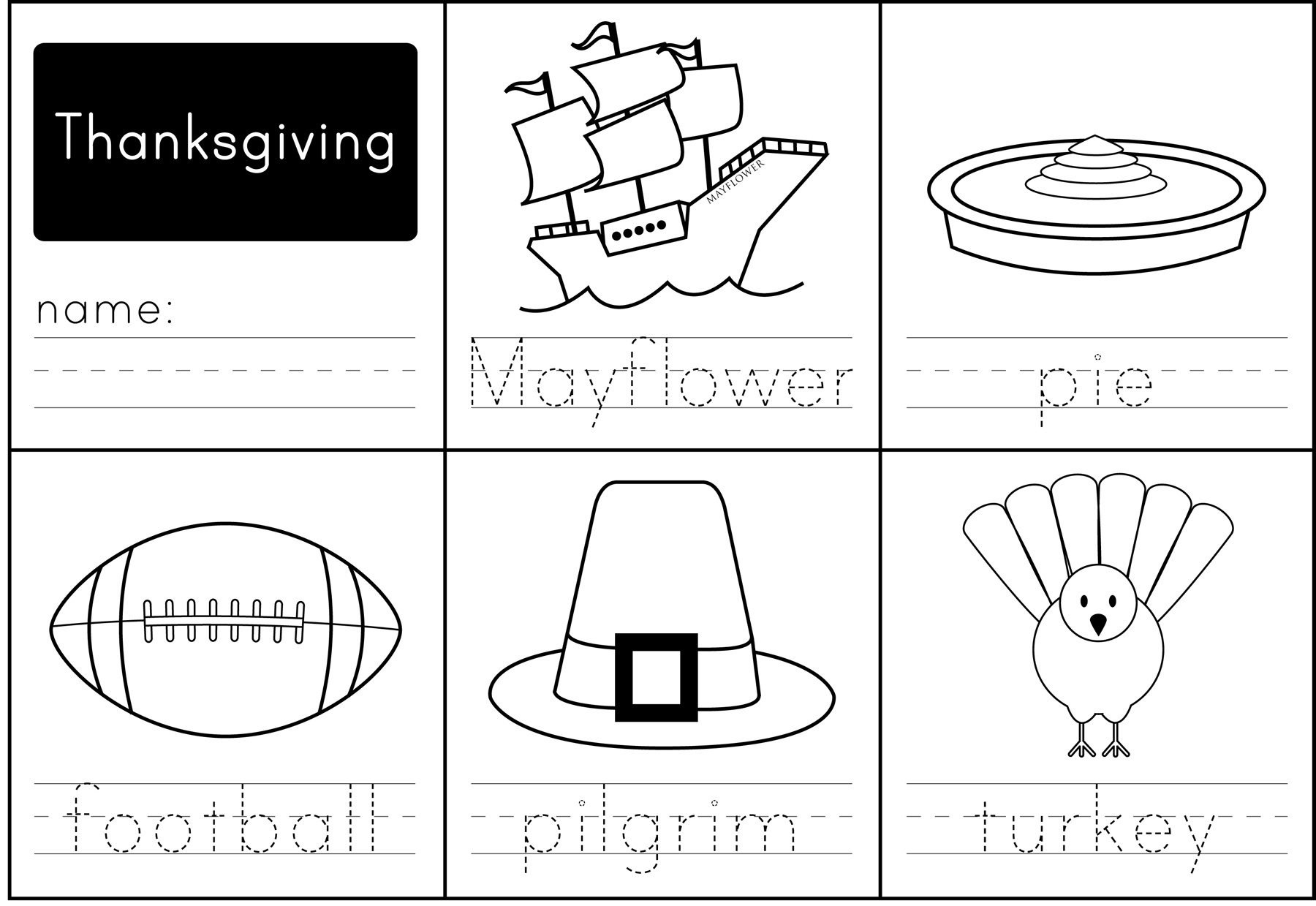 Thanksgiving Activities - Paging Supermom - Free Printable Thanksgiving Activities