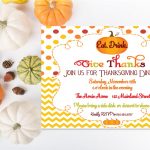 Thanksgiving Dinner Printable Invitation Fall Party | Etsy   Free Printable Fall Festival Invitations