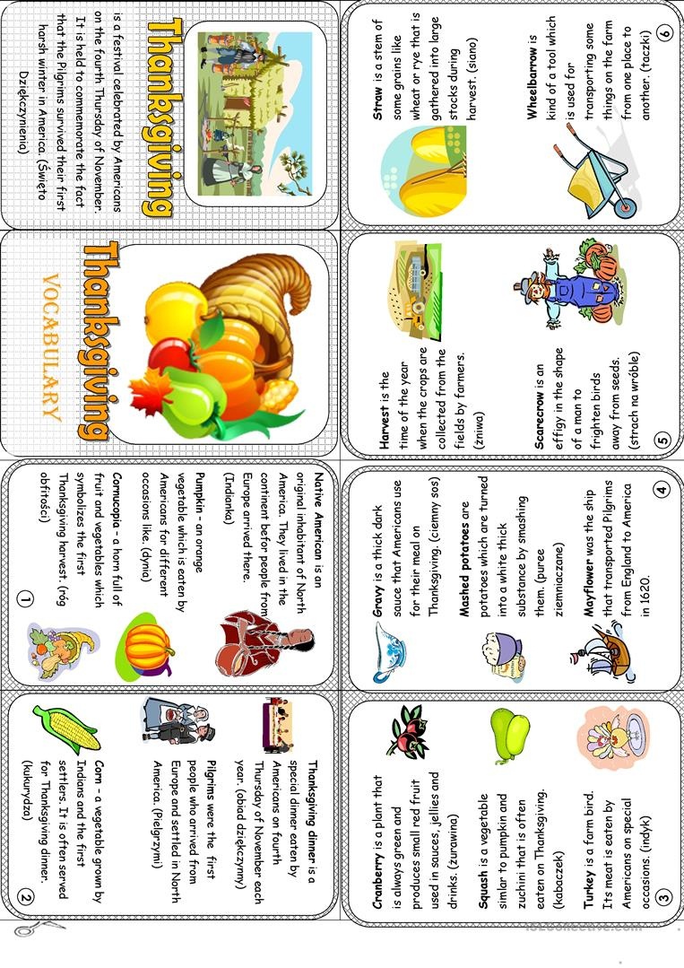  Free Thanksgiving Mini Book Printable Free Printable