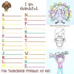 Thanksgiving Printables For Kids   Natural Beach Living   Free Printable Kindergarten Thanksgiving Activities