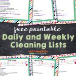 The Best Free Printable Cleaning Checklists   Sarah Titus   Free Printable Housework Checklist