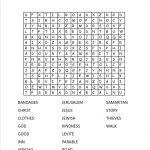 The Good Samaritan Crossword Puzzle (Free Printable)   Parables   Free Printable Sunday School Crossword Puzzles