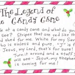 The Legend Of The Candy Cane   Free Printable | Christmas | Candy   Free Printable Candy Cane Poem