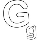 The Letter G Coloring Page   Create A Printout Or Activity   Free Printable Letter G Coloring Pages