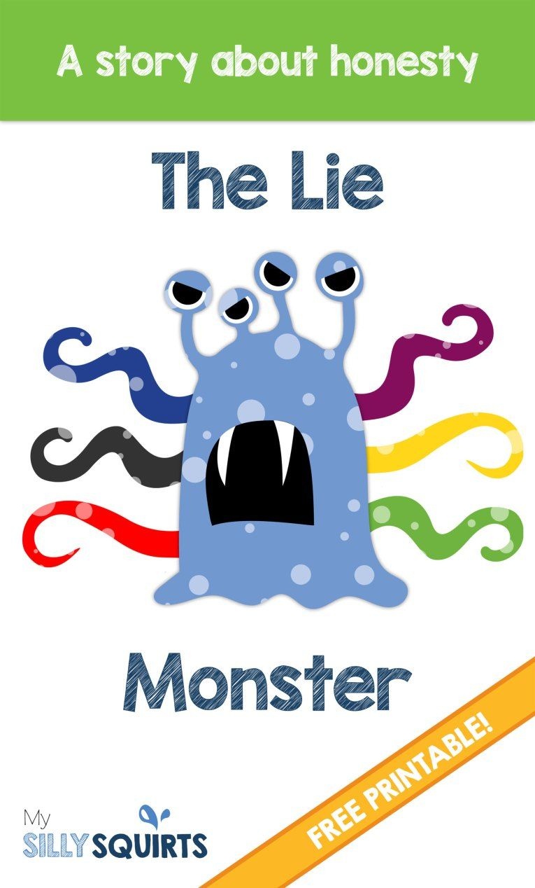 The Lie Monster: A Free Printable Story About Honesty | Kids - Free Printable Social Stories For Kids