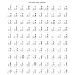 The Multiplying Doubles From 1 To 10 With 100 Questions Per Page (A   Free Printable Multiplication Worksheets 100 Problems