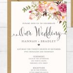 The Surprising Free Printable Wedding Invitation Templates For Word   Free Printable Wedding Cards