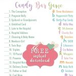 The Ultimate Baby Shower Candy Bar Game | Mama Love | Baby Shower   Candy Bar Baby Shower Game Free Printable