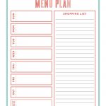 The Ultimate Guide Creating A Workable Meal Plan | Thrifty Thursday   Create A Menu Free Printable