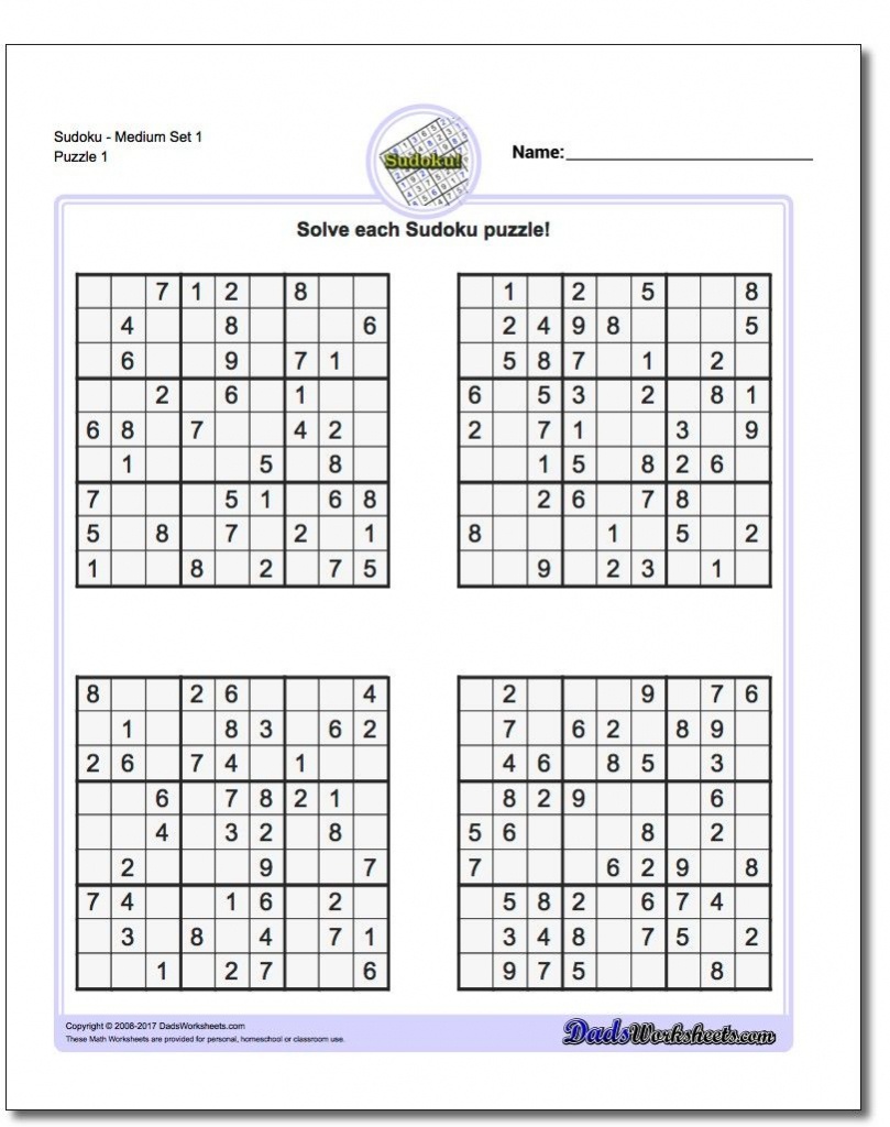 These Printable Sudoku Puzzles Range From Easy To Hard, Including - Free Printable Sudoku 6 Per Page