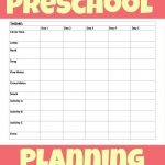 This Free Printable Preschool Week Lesson Planner Makes Planning   Free Printable Preschool Lesson Plans