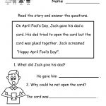 This Is A Reading Comprehension Worksheet Intended To Help Readers   Free Printable Reading Passages With Questions