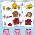 Three Little Pigs Sequencing Cards | Nursery Ryhmes, Folk Tales   Free Printable Cause And Effect Picture Cards