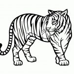 Tiger   Wild Animals Coloring Pages For Kids, Printable Free   Free Printable Wild Animal Coloring Pages
