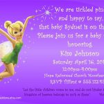 Tinkerbell Baby Shower Invitations Printable • Baby Showers Design   Free Printable Tinkerbell Baby Shower Invitations