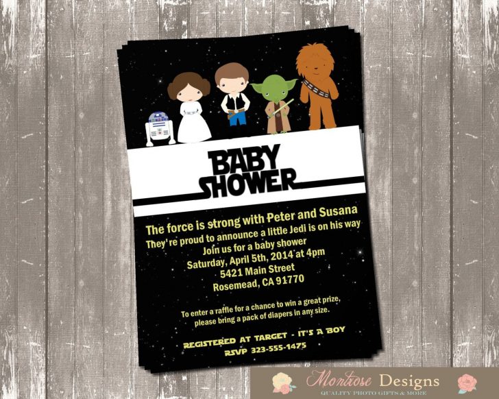 Free Printable Star Wars Baby Shower Invites