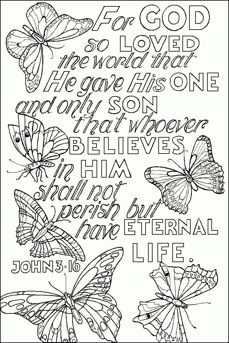 Top 10 Free Printable Bible Verse Coloring Pages Online | Coloring - Free Printable Bible Coloring Pages With Scriptures