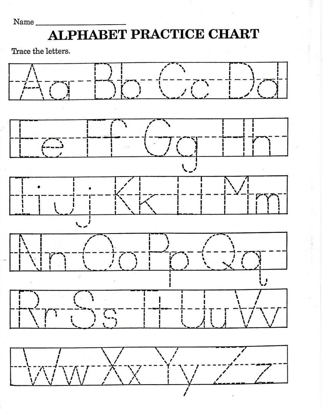 Trace Letter Worksheets Free | Reading And Phonics | Pre K Math - Free Printable Abc Worksheets