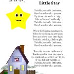 Twinkle Twinkle Little Star Nursery Rhyme Lyrics Free Printable   Free Printable Nursery Rhymes Songs