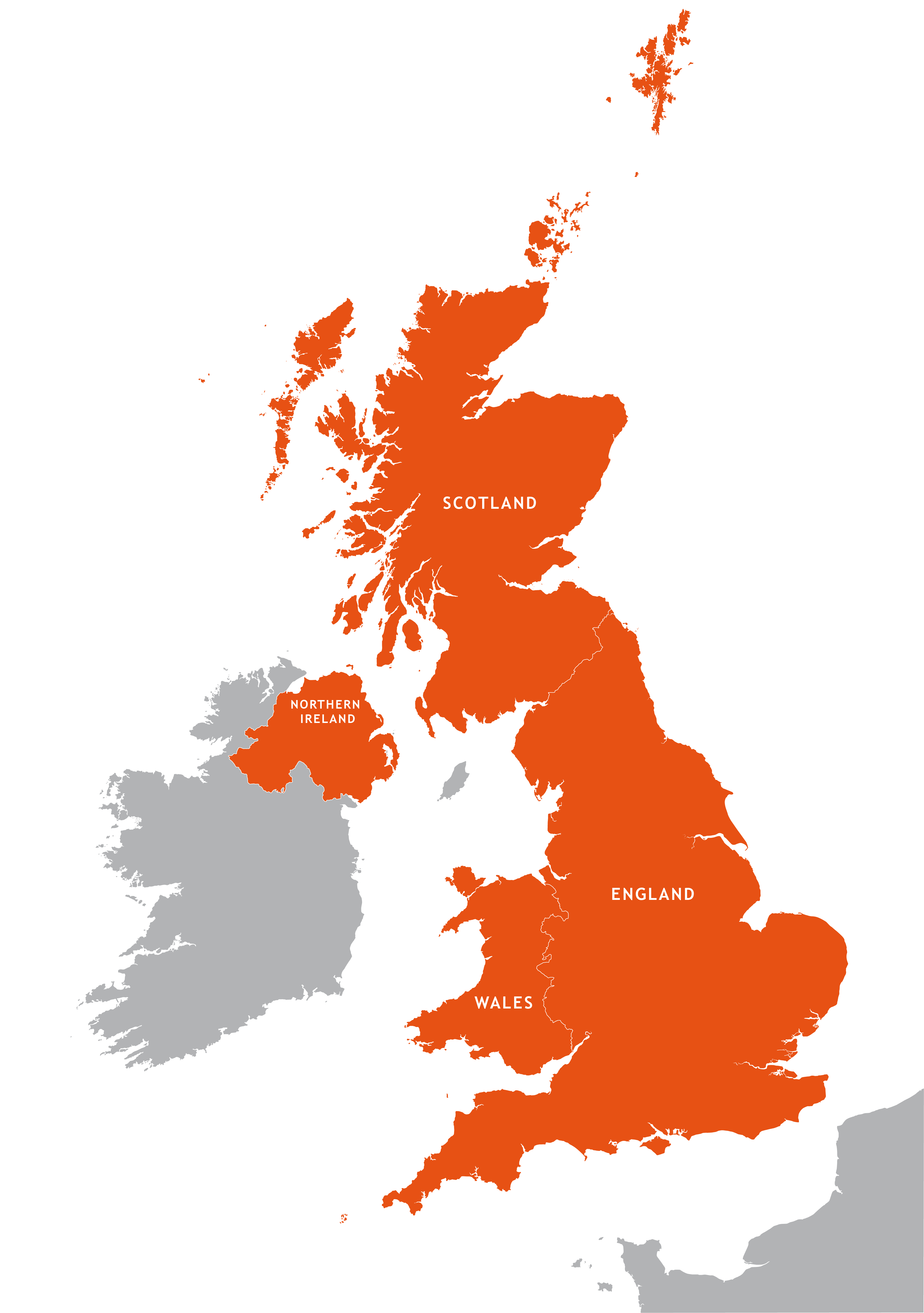 Uk Outline Map - Royalty Free Editable Vector Map - Maproom - Free Printable Map Of Uk And Ireland