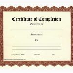 Unique Certificate Of Completion Template Free Download | Best Of   Certificate Of Completion Template Free Printable