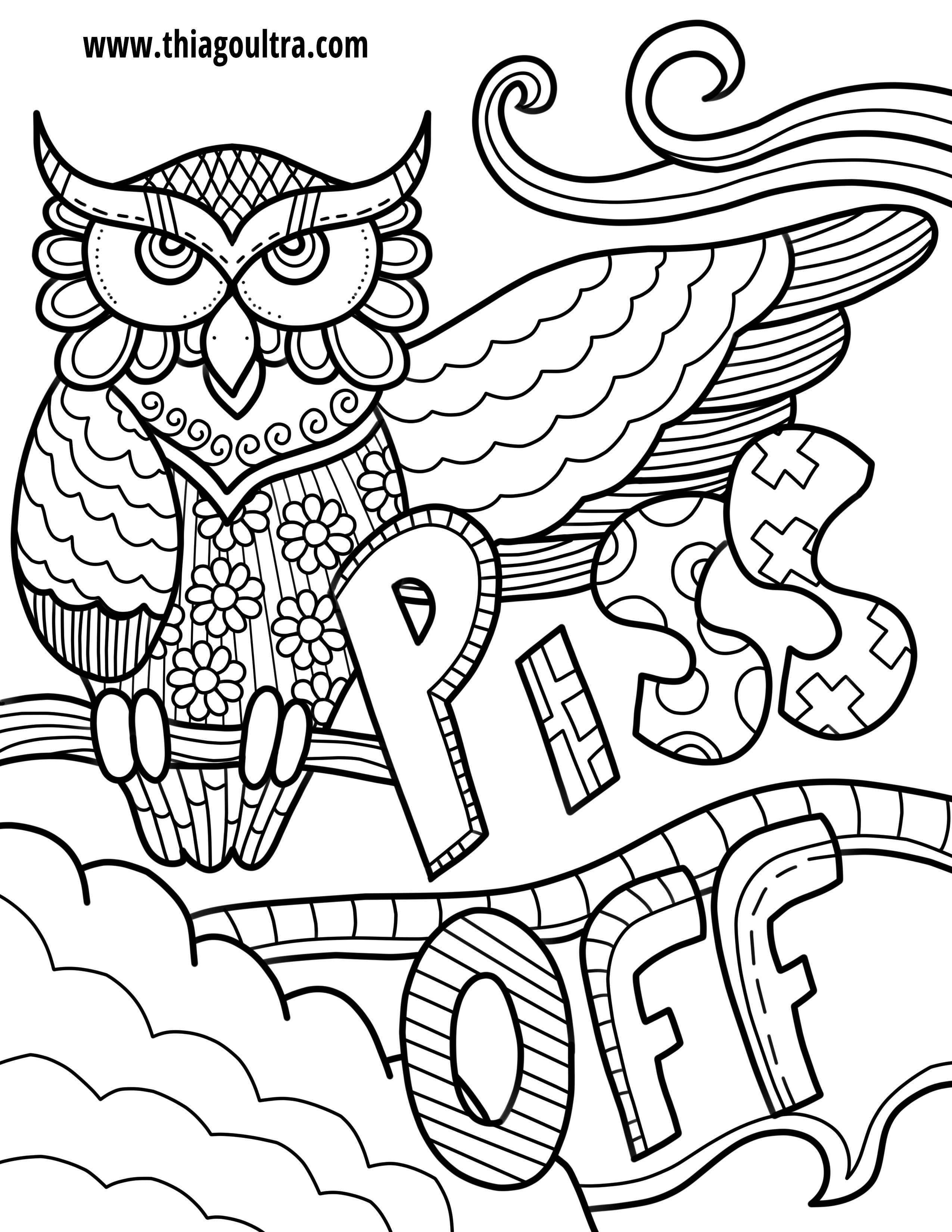 Unique Free Printable Coloring Pages For Adults Only Swear Words - Free Printable Coloring Pages For Adults Swear Words