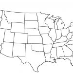 United States Map Blank Outline Fresh Free Printable Us With Cities   Free Printable Outline Map Of United States