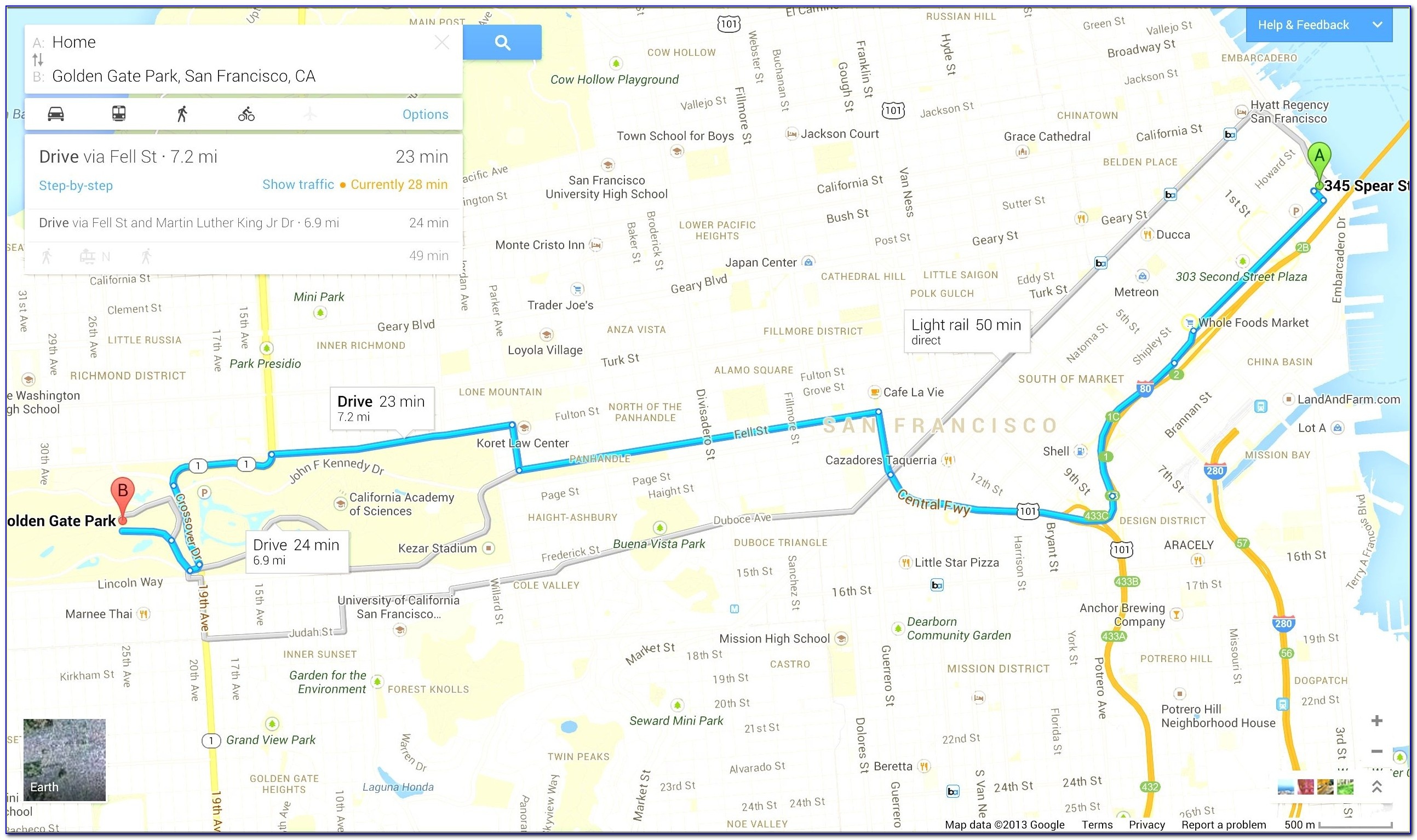 Printable Driving Directions