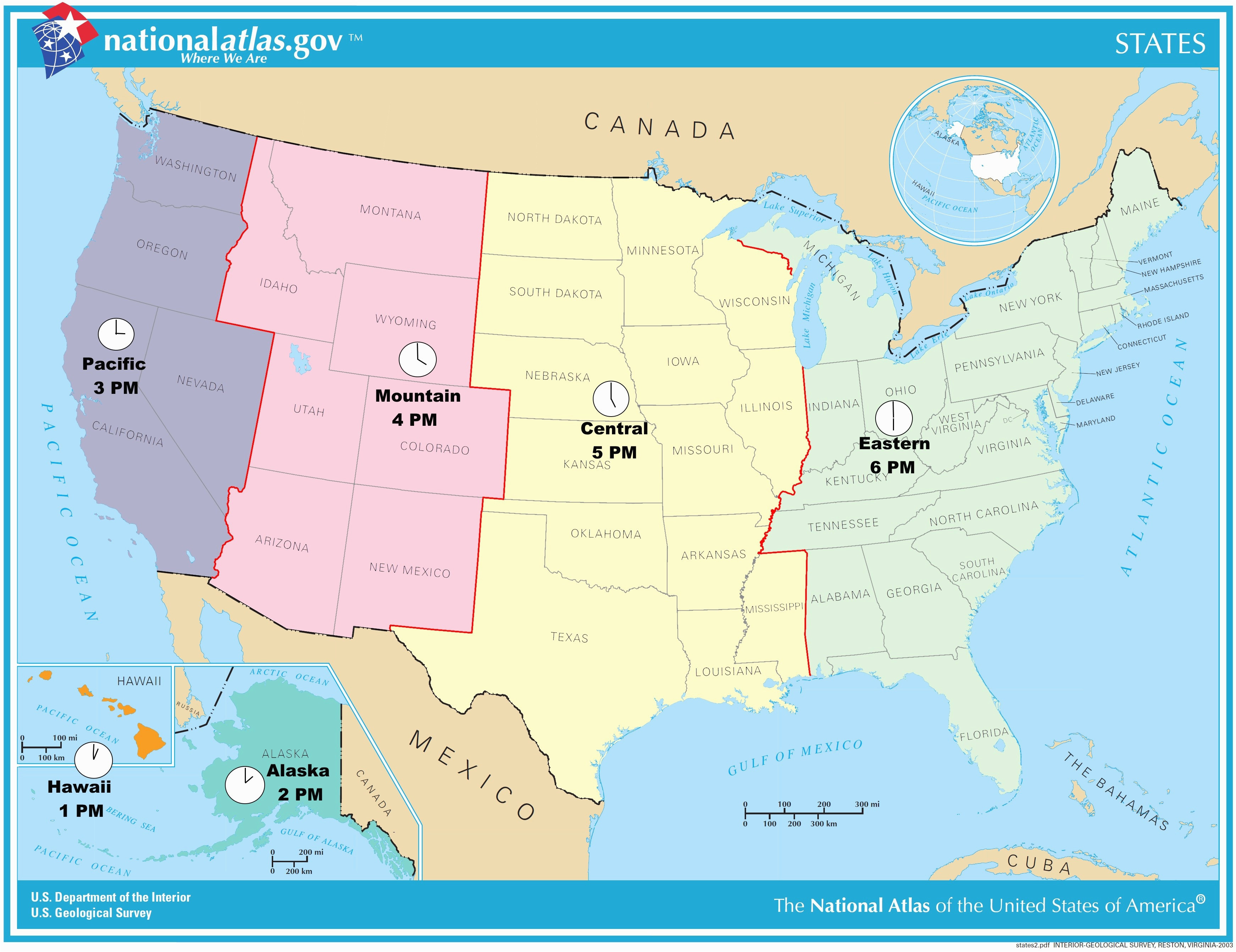 America Time Zone Map Images And Photos Finder