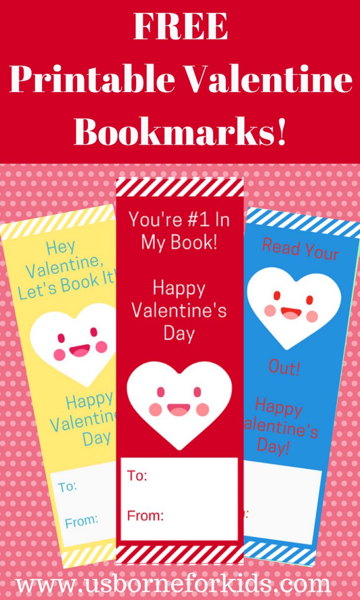 Free Printable Valentine Bookmarks