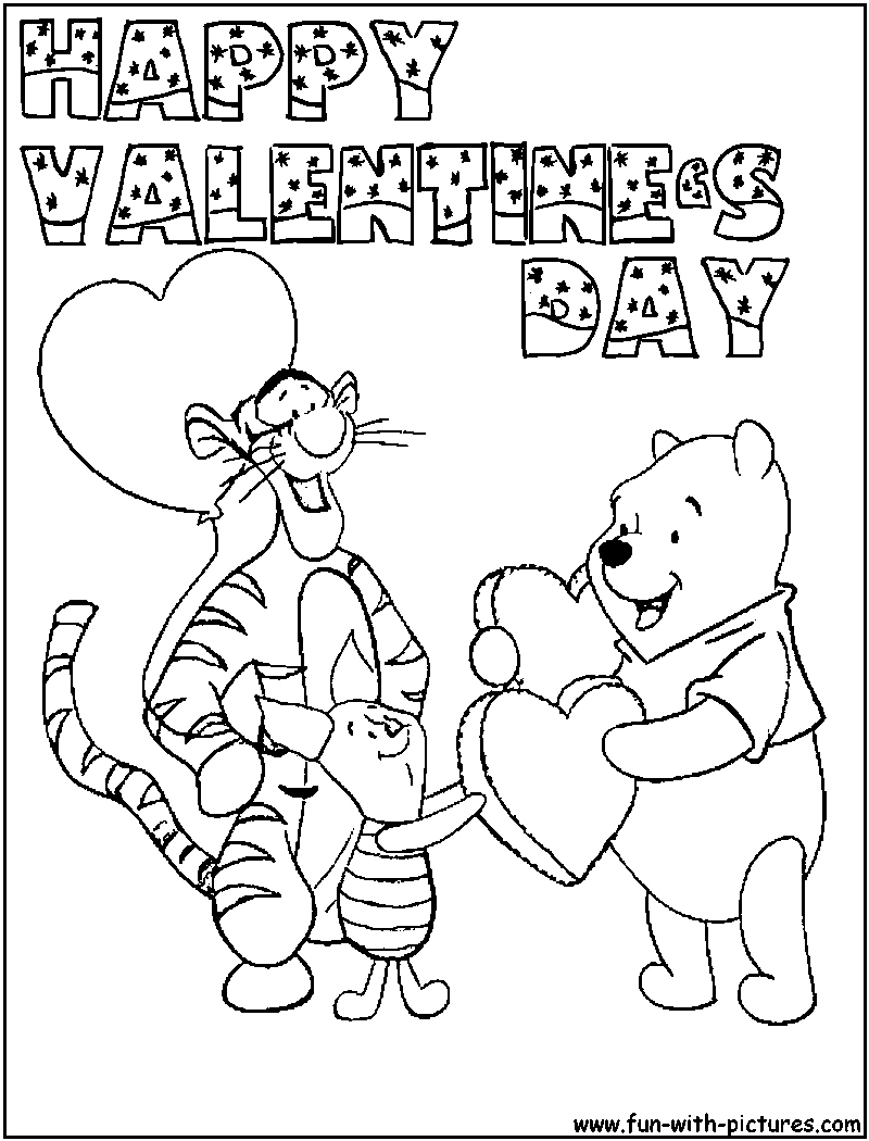 Valentine's Day Coloring Pages | Projects To Try | Valentine - Free Printable Disney Valentine Coloring Pages