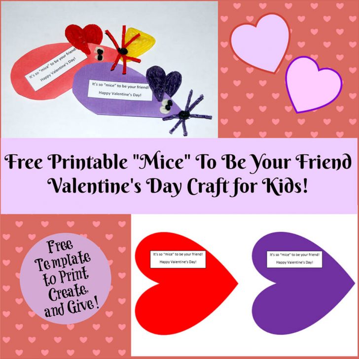 Free Printable Valentines Day Cards Kids