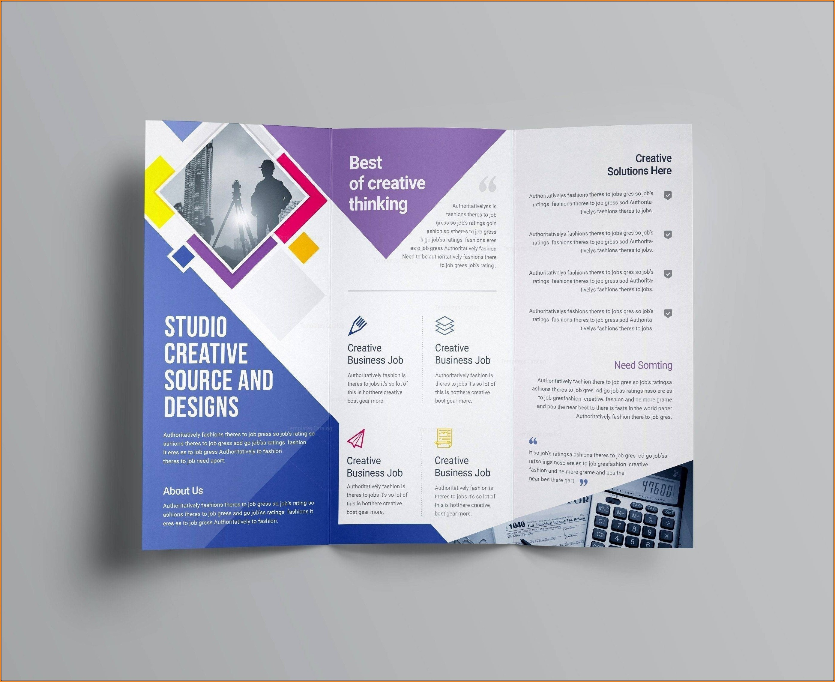 Valid Business Brochure Templates Psd Free Download | Wattweiler - Business Flyer Templates Free Printable